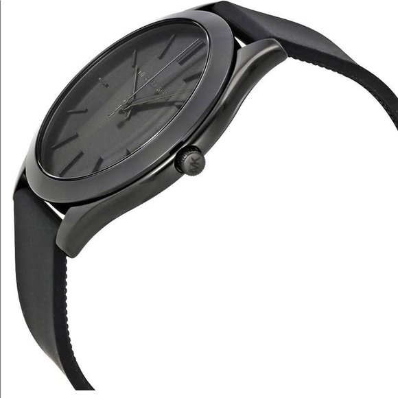 ⌚️Michael Kors®The Runway Unisex Black on Black Watch*FIRM*⌚️ - Picture 1 of 6